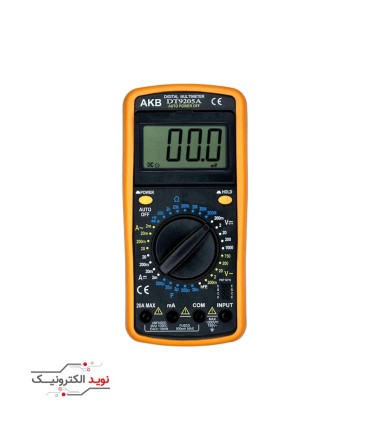 مولتی متر دیجیتال AKB DT9205A